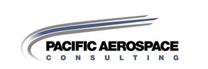 Logo: 'PACIFIC AEROSPACE' above 'CONSULTING' in black text, all below a series of black curves