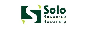 Logo: An 'S' shape in white on a green background, resembling a street, next to 'Solo' in large green text above 'Resource Recovery' in smaller green text