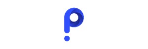 Large blue letter P