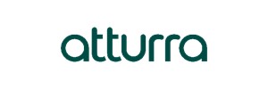 attura text in green lower case