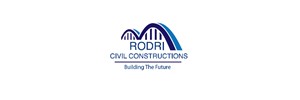 RODRI Civil Constructions Building the Future in blue text. Image of bridge above 