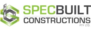 SPECBUILT in green and grey. Constructions below in grey 