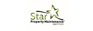 Star Property Maintenance in green and brown text. Green star above 