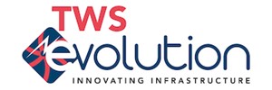 TWS evolution in text, logo to the left 